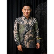 KEMEJA Men's Batik Shirts Men's Batik Long Sleeve Shirts Men's Batik Shirts Adult Men Mrah Batik Pek