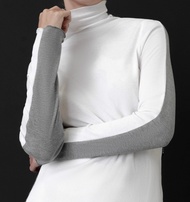 WOOL - TWICE TOP เสื้อแขนยาว คอปีน ใส่ได้ 2 ด้าน มี 2 สี