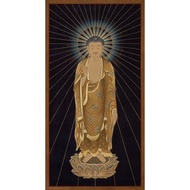 手繪飄逸唐卡 日本神靈