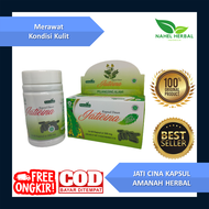 Isi 1 Pcs Obat Diet Murah Original Herbal Ampuh BPOM Kapsul Daun Jati Cina Amanah Strong Alami pria 