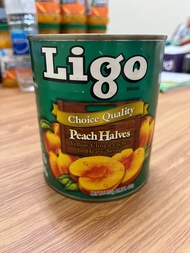 Ligo พีชในน้ำเชื่อมชนิดครึ่งลูก 480 กรัม