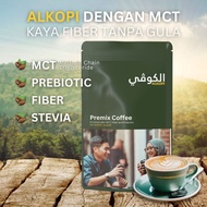 ALKOPI - Kopi MCT dengan Prebiotik Fiber tanpa gula (1 pek 15 Sachet 25g)