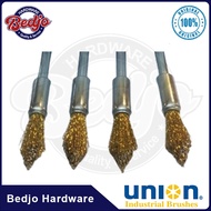 Union Brass Broom Brush - Pointed Brass Drill Brush
