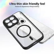 Honor X7C Case Frosted Transparent Magnetic Casing For Honor X7C Phone Case