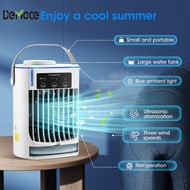DeMoce Portable Air Cooler Refrigeration Desktop Cooling Fan Water Cooling Spray Fan USB Air Conditioning Cooler for Home Office