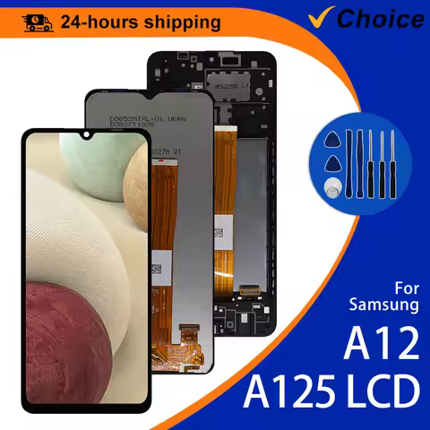 6.5" LCD For Samsung A12 A125 LCD with Frame Touch Screen Digitizer LCD For Samsung SM-A125F A125F/D