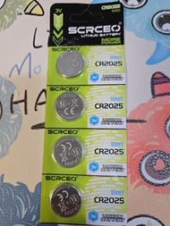 全新CR2025 扁電池4粒