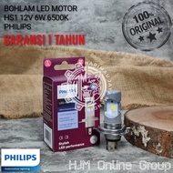 Original Philips White Hs1 H4 12V 3 Leg Led Motorcycle Headlight Bulb