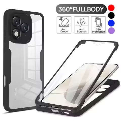360° Full Protection Clear Shockproof Phone Cover For Honor X9C X6C X5C Plus X8D 4G Case For Honor M