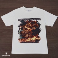 RAGE AGAINST THE MACHINE Rocket Lab White T-Shirt Premium Cotton USA DTG Screen Printing High Qualit
