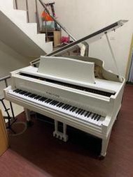 【名琴樂器】Wurlitzer 平台三角演奏鋼琴 美國琴 - 白色 (二手) 