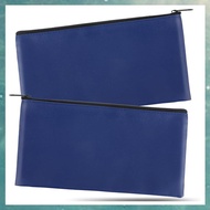 [uhktyltui.vn] 2 PCS Money Bags with Zipper Bank Deposit Cash Bags Organizer Check Wallet Travel Mon