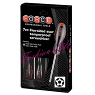[Fashion Life] 7pc-5-Angle Hollow Screwdriver Set 5-Point Star-Shaped Hollow Screwdriver 5-Angle Plu