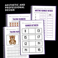 Math Workbook for Grade 1, Kinder, Preschool Math Worksheet