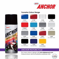 Anchor Spray Paint DPI 400ml Y111 Candy Blue Y112 Brilliant Red Y115 Burning Red Y120 Mica Black 63 