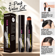 MLSMILE 2-in-1 Hair Color Pen Set – 2 Shades Value Pack, Quick Concealer for White Hair, One-Time Dy
