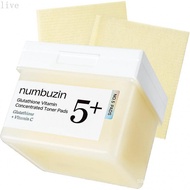 numbuzin No.5 Vitamin-Niacinamide Concentrated Pad, Daily Double-Sided Facial Pads with Glutathione,