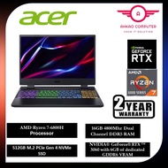 Acer Nitro 5 AN515-46-R20B 15.6" FHD 165Hz Gaming Laptop ( Ryzen 7 6800H, 16GB, 1TB SSD, RTX3060 6GB, W11 )