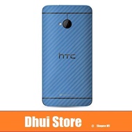 HTC One M7 M8 M9 10 A9 U Play Desire Pro U11 U12 Plus - 3D Transparent Carbon Fiber Back Rear Protec
