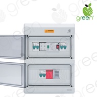 APPLEGREEN  ตู้สลับแหล่งจ่ายไฟอัตโนมัติ IP67 ชนิดสลับเร็ว สำเร็จรูป 220Vac 63A  ATS Single phase ความเร็ว 0.6Ms มี Voltage Protection Relay