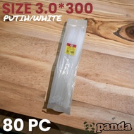 KABEL TIES/CABLE TIES PANDA PUTIH UKURAN 3.0X300MM (30CM) F9008W