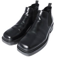 รองเท้าบูท Chelsea หนังขัดเงาหัวเหลี่ยมจาก Prada ผลิตในอิตาลี รุ่น 2TG208 ไซส์ 8 1/2 (27.5 ซม.) สี B