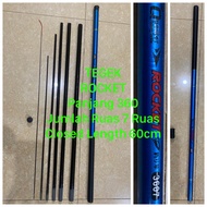Tegek Murah 3,6 meter Quester Rocket Action Medium Lentur