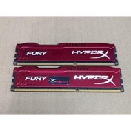 -二手 金士頓 HyperX FURY DDR3 1866 4GX2 8G HX318C10FRK2/8 超頻