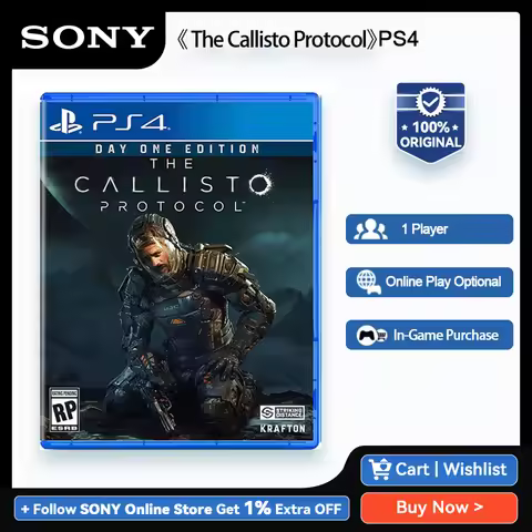Sony PlayStation 4 The Callisto Protocol PS4 Game Deals Physical for Platform PlayStation4 PS4 PlayS