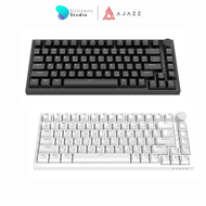 Ajazz AK820 คีย์บอร์ดเกมมิ่ง 82Key Gasket Hotswap Wired Mechanical Keyboard รับประกันสินค้า 1 ปี