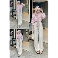 WOMEN'S OFFICE PANTS KOREAN STYLE STYLE/ WOMEN'S HIGHWAIST CULOT PANTS WOMEN'S PANTS ORO PANTS ANTI-