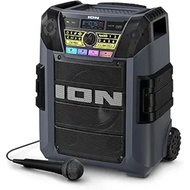 ION Block Rocker XL - Portable Bluetooth Outdoor Party Speaker, 220W, With Karaoke Microphone, Battery