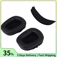 1Pair Foam Ear Pads Cushion Leather Earpad for Logitech G933 G935 G633 / G 933 G 935 G 633 Artemis H