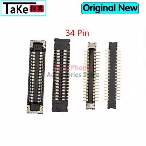 10-100Pcs for VIVO Y11 2019 / Y12 / Y15 / Y17 / Y3 Plug on Board 34Pin LCD Display Screen Connector 