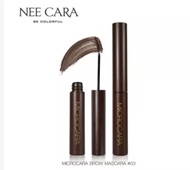 NEE CARA N608 นีคาร่า มาสคาร่าปัดคิ้ว หัวแปรงสลิมเรียวเล็ก ปัดง่ายขึ้น NEE CARA MICROCARA BROW MASCA