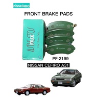 Nissan Cefiro A31 Front Brake Pads - NISSHINBO - PF-2199