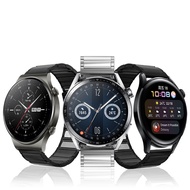 สายสร้อยข้อมือเหล็กสแตนเลสสำหรับ Samsung Watchgt3 Huawei Watch4 20มม. 22มม. สายตัวดูดแม่เหล็กสำหรับสายนาฬิกาโลหะ Apple