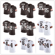 Browns Cleveland Browns Rugby Shirt No. 6 MAYFIELD 24. # 2 # 4 # Jersey
