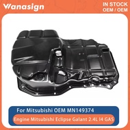 Engine Oil Pan Sump Fit 2.4 L For Mitsubishi Eclipse Galant Grandis 4G69 2.4L  l4 GAS 2004-2012 MN14