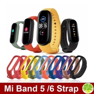 Xiao Mi Mi Band 5 / M5 / Mi5 / Mi Band 6 / M6 / Mi6 Silicone Replacement Strap
