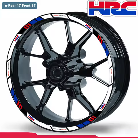 For Honda CBR HRC Wheel Stickers Motorcycle Accesories RR R F4i CBR500R CBR250R CB650R CB190R CB125R
