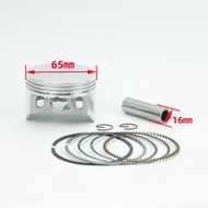 Motorcycle Piston Kit With 65mm cylinder diameter suitable for BC175 BARAKO175 KLR175 BC 175 BARAKO1