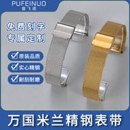 Suitable for iwc iwc Watch Strap Steel Strap Milan Mesh Strap Pilot Portugal Timing Portugal Fino St