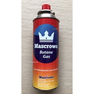 🔥🔥 Mascrown Butane Gas Cartridge 230g For Portable Cooker Steamboat Refill Outdoor Camping Gas Kecil