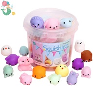 64/36/24pcs Squishy Toy Cute Pet Doll Antistress Ball Squeeze Mochi Rising Toy Stress Relief Toys Christmas Funny Gift HSU