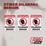 0045 Noisy stickers | WARNING STICKERS | Stickers