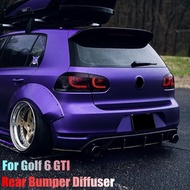 For Volkswagen VW Golf MK VI GTI 6 GTI Golf MK6 GTI Car Rear Bumper Diffuser Flag Spoiler Splitter A
