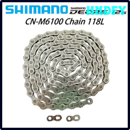 HNDFY SHIMANO DEORE M6100 Chain 12 Speed Mountain Bike Bicycle 12s Current MTB Parts WITH QUICK LINK 118L 126L KYRTR