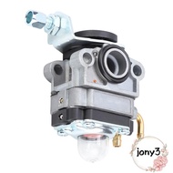JONY Grass Trimmer Carburetor, Universal Metal Brushcutter Carburetor, Compact Easy to Install Silve