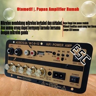 ECS D30 PRO MAX Amplifier Board Karaoke Audio Bluetooth USB FM Radio TF Player Subwoofer AC-DC Fitur